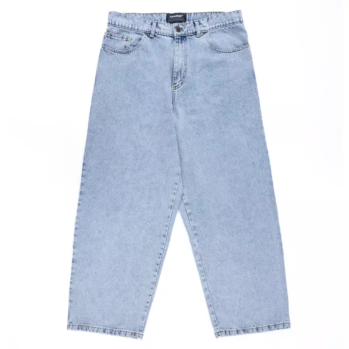 Kamuflage* Baggy Jeans Way To Big light blue