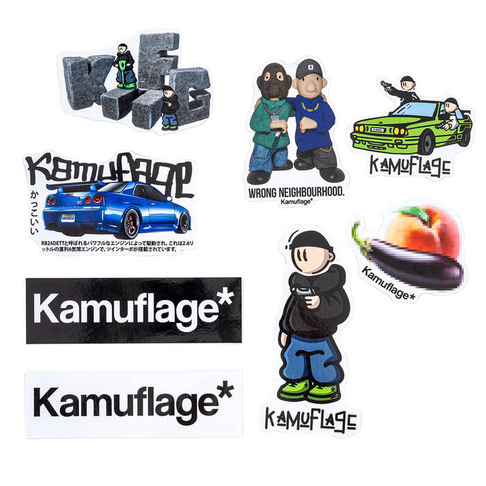 Kamuflage* Sticker Pack Summer 24 (8pcs.)