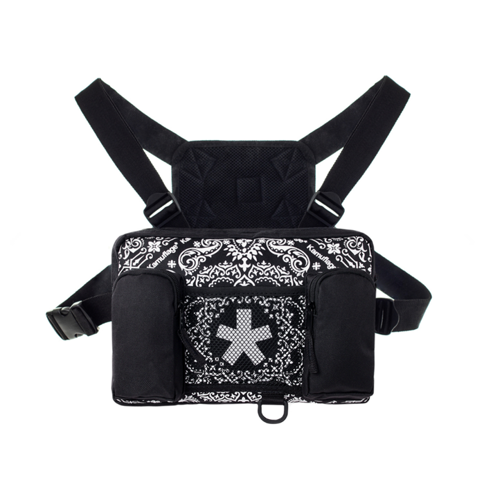 Kamuflage* chest rig Paisley black