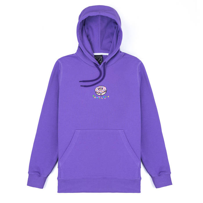 Kamuflage sweatshirt hoody Donute Slide Balla Violet