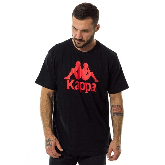 Kappa t-shirt Caspar black / red