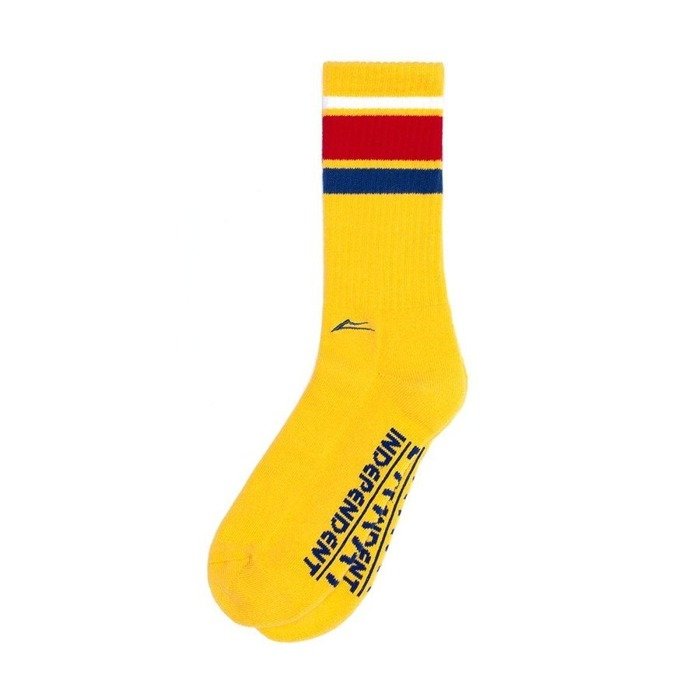 Lakai x Independent socks Indy yellow