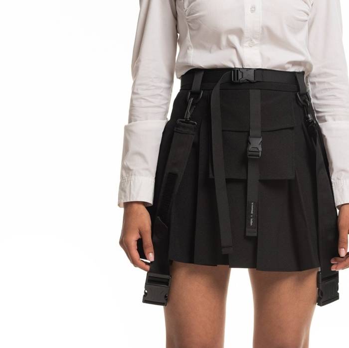 Le Fantome x Kellen Mini Tech Skirt black