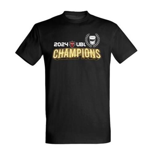 MAT Wear t-shirt UBL Champions 2024 black