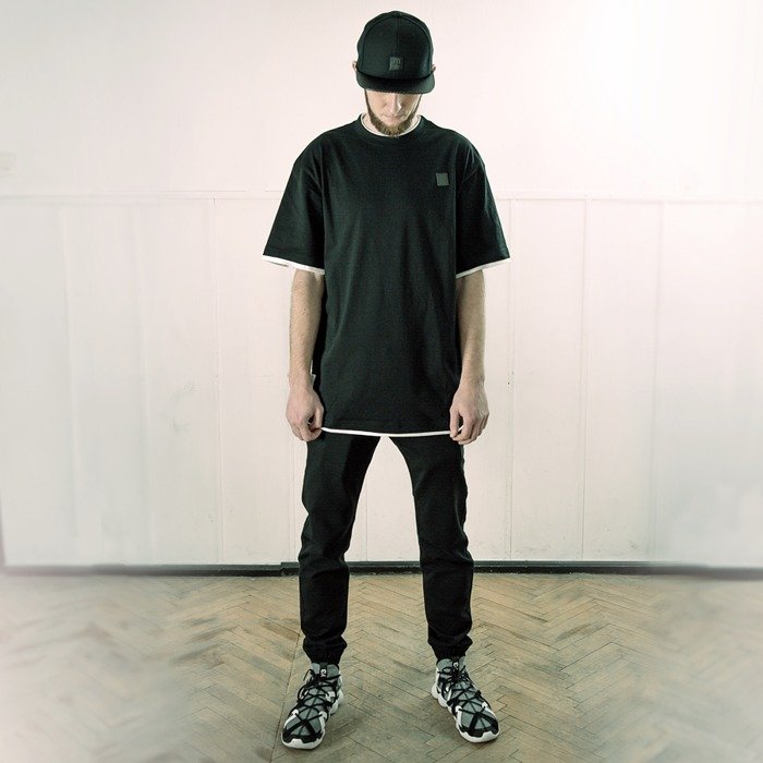 MLimited t-shirt Leather Patch Black 
