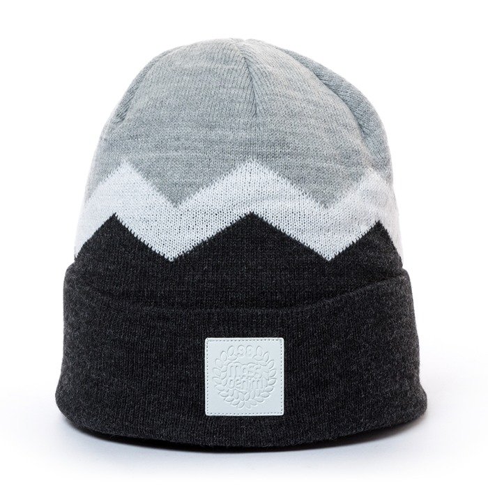 Mass Denim beanie hat Fang heather grey