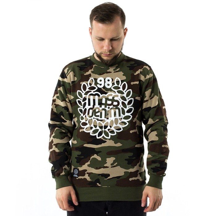 Mass Denim sweatshirt crewneck Base woodland camo