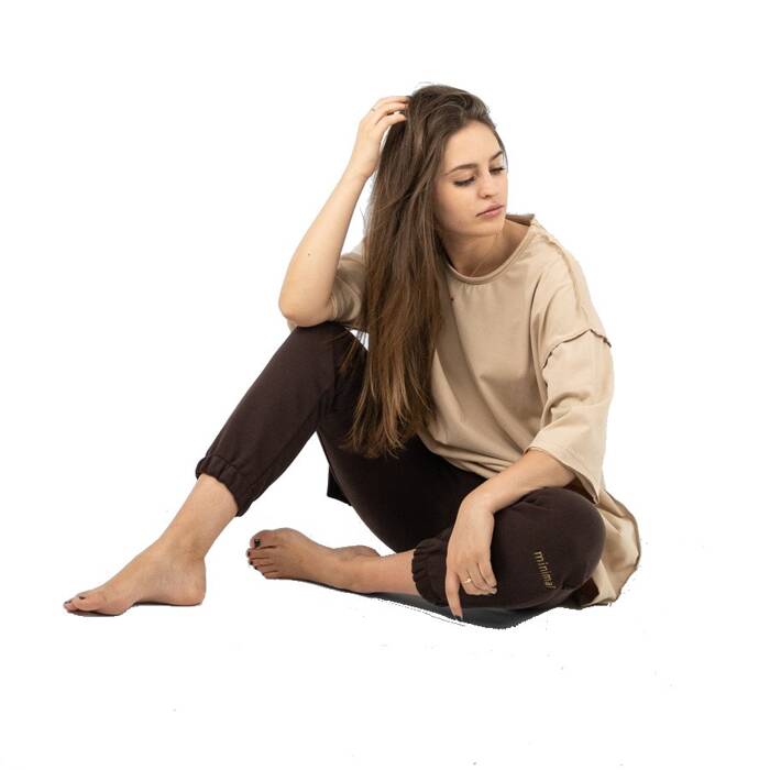 Minimal Clothes sweatpants WMNS Jogger Cargo chocolate