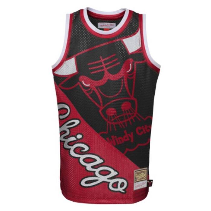 Mitchell and Ness Big Face 5.0 Tank Top NBA Chicago Bulls red-black (youth collection)