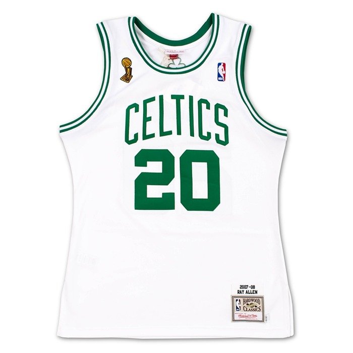 Mitchell and Ness authentic jersey HWC Boston Celtics Ray Allen 2007-08 white