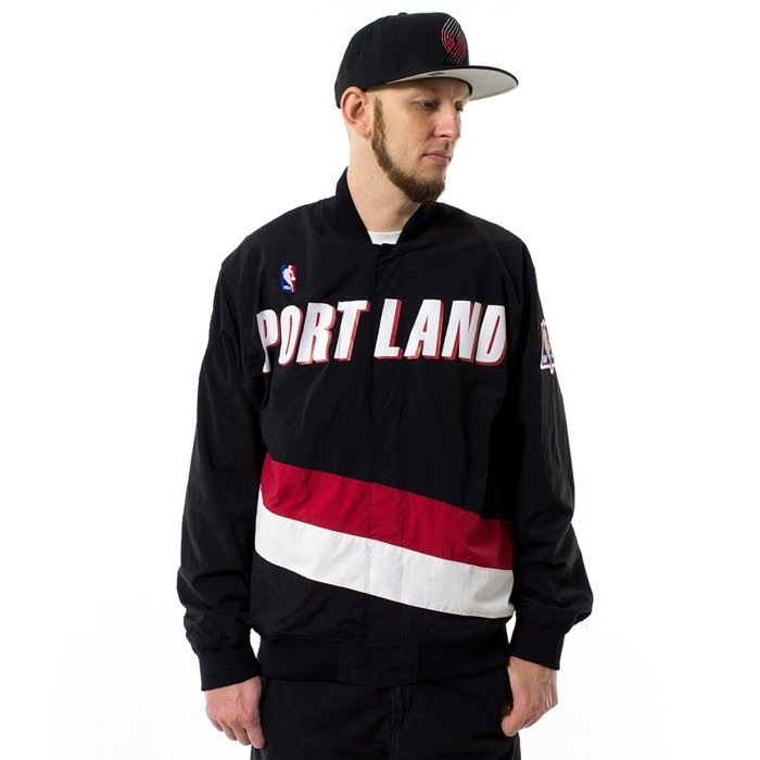 Mitchell and Ness authentic warmjacket NBA Warm Up Portland Trail Blazers black