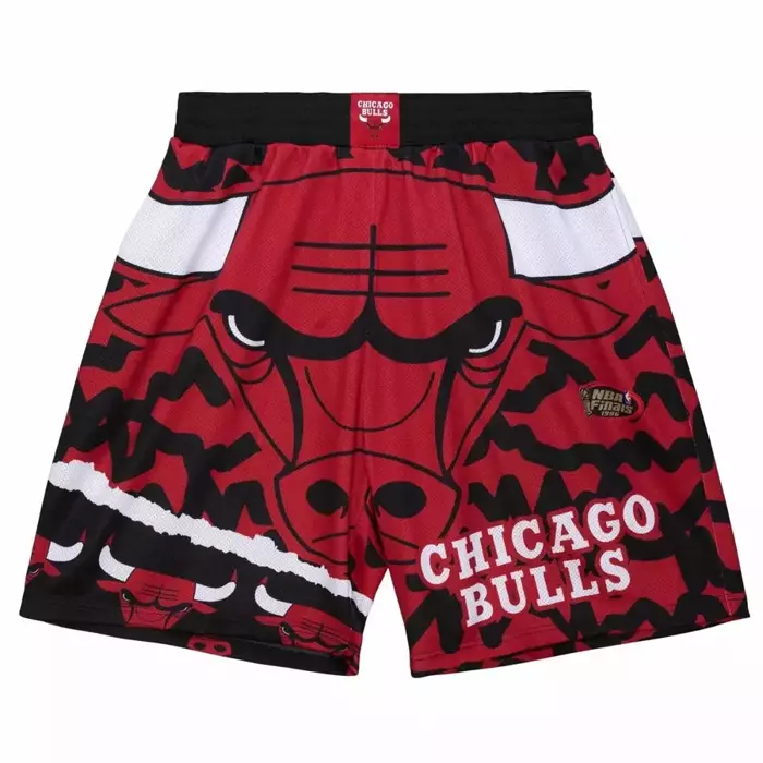 Mitchell and Ness shorts NBA Big Face Jumbotron 2.0 Chicago Bulls red / black (kids collection)