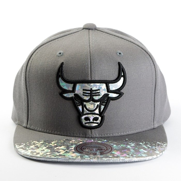 Mitchell and Ness snapback Foil Lava Chicago Bulls grey