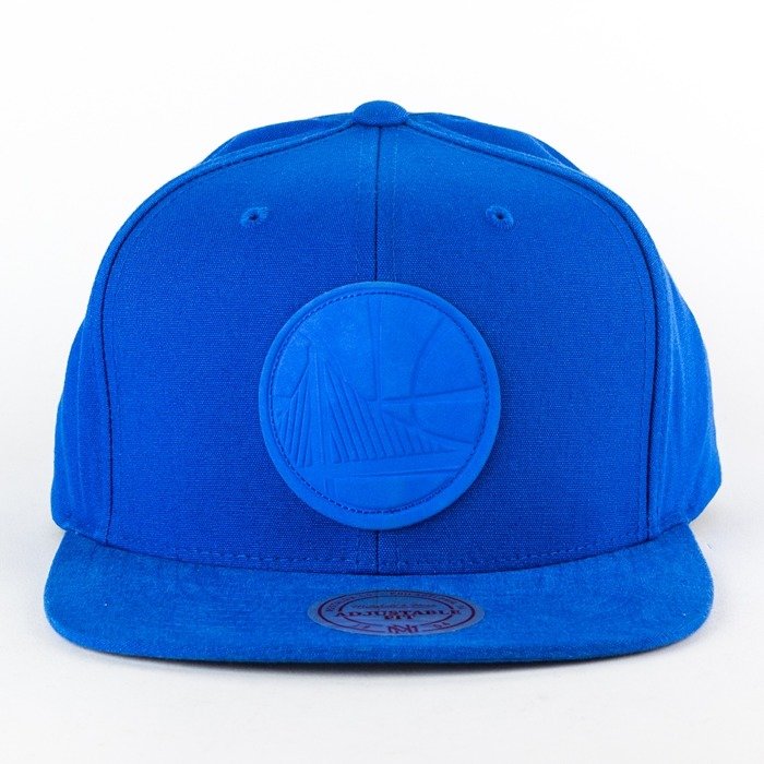 Mitchell and Ness snapback Hot Stamp Golden State Warriors royal