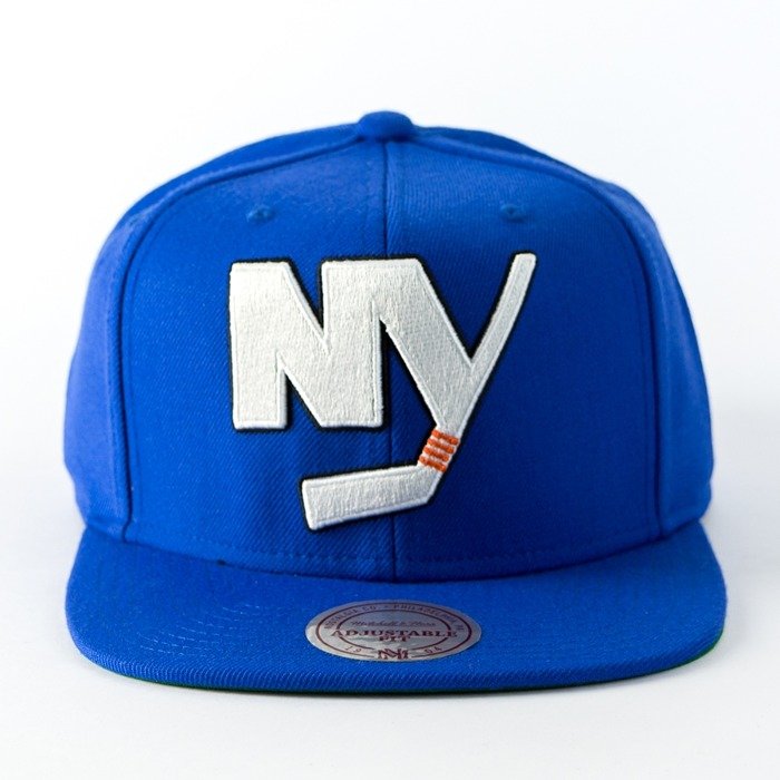 Mitchell and Ness snapback Wool Solid New York Islanders blue