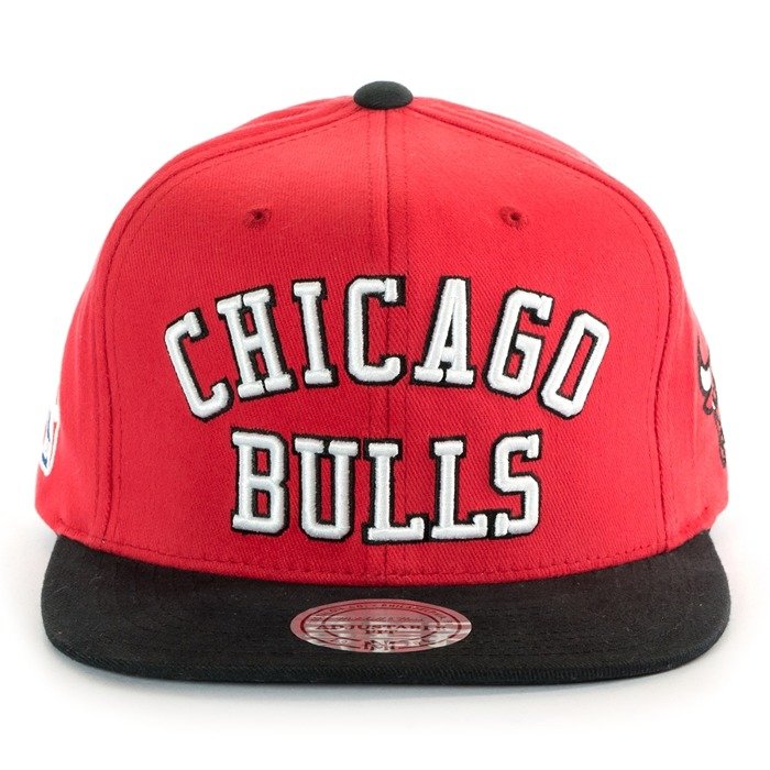 Mitchell and Ness snapback Wordmark Jersey Hook Chicago Bulls red ...