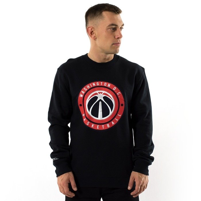 Mitchell and Ness sweatshirt crewneck Circle Patch Washington Wizards black