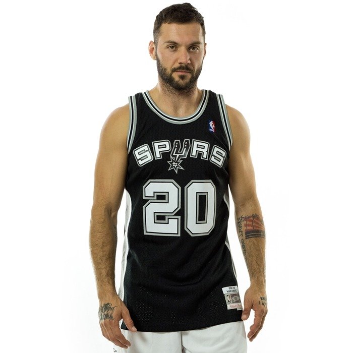 Mitchell and Ness swingman jersey San Antonio Spurs Manu Ginobili 200-03 black / white / silver