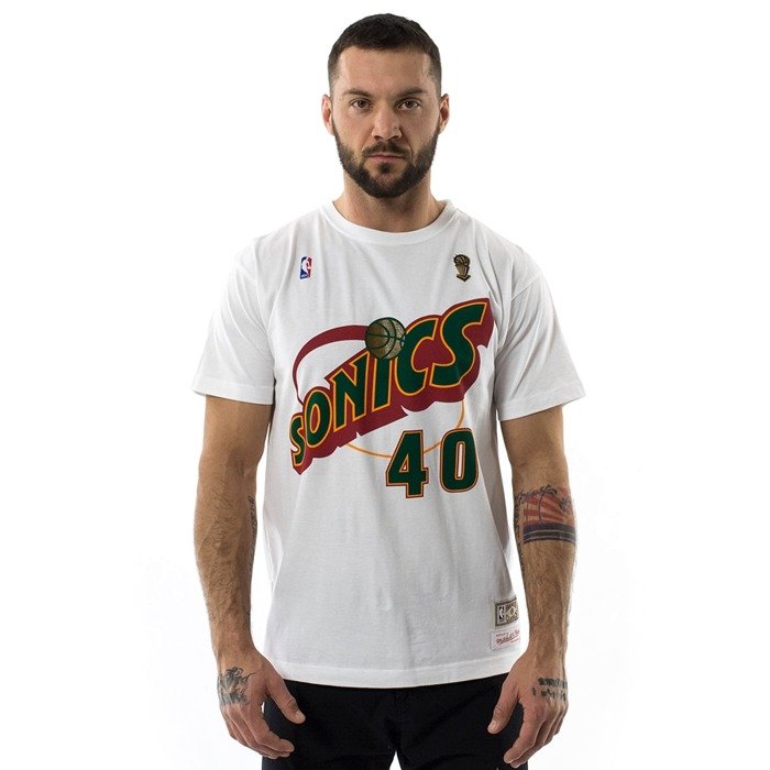 Mitchell and Ness tshirt Kemp 40 Player Name & Number Seattle