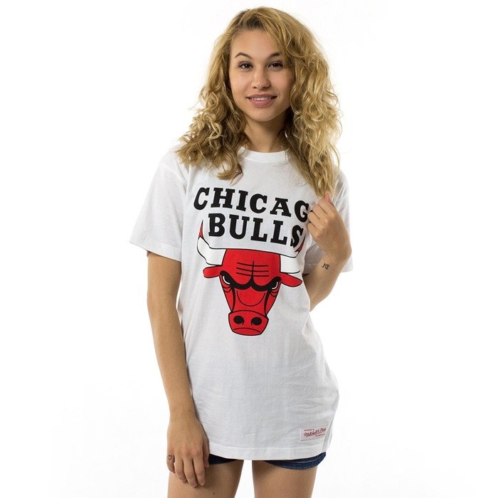 Mitchell and Ness t-shirt WMNS Team Logo Traditional Chicago Bulls white