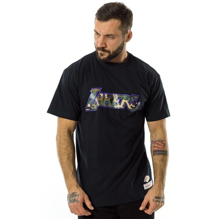 Mitchell and Ness t-shirt Woodland Camo Los Angeles Lakers black / camo