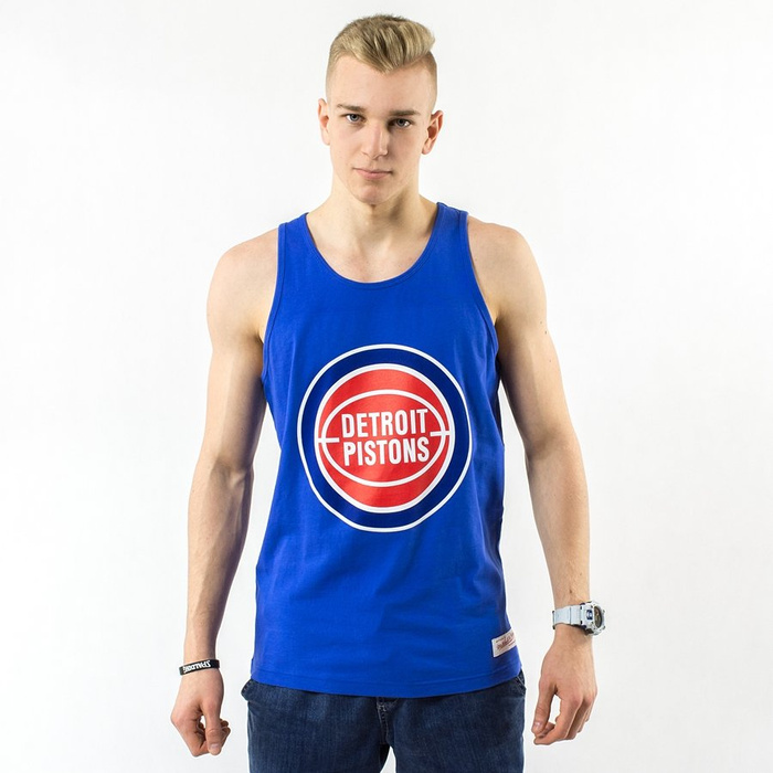 Mitchell and Ness tank top Team Logo Detroit Pistons royal Detroit