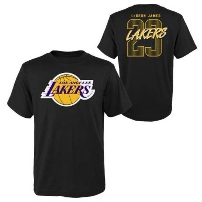 NBA Licensed t-shirt Showtime Los Angeles Lakers Lebron James black