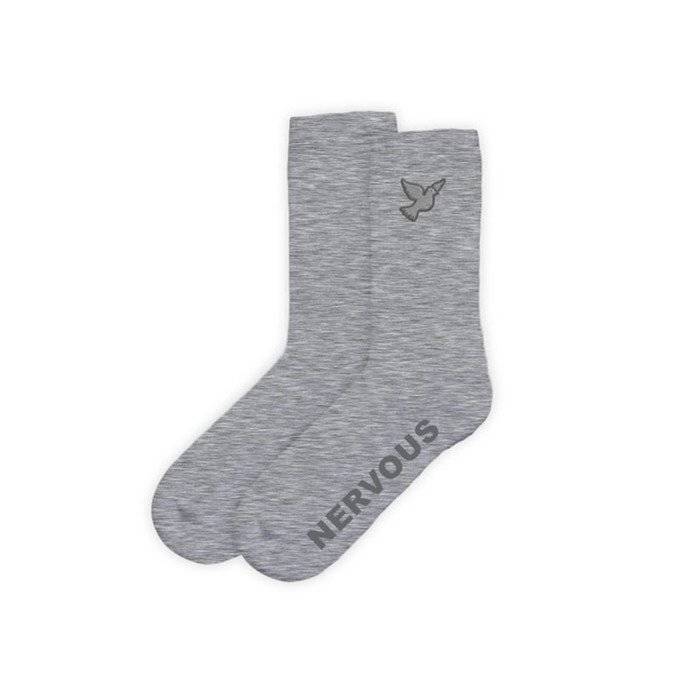 Nervous socks Icon grey