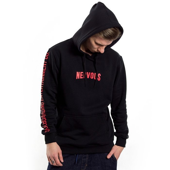 Nervous sweatshirt Hoodie Nervflix black