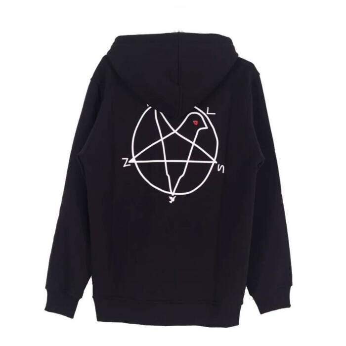 Nervous sweatshirt Zip Hoody Superstar black