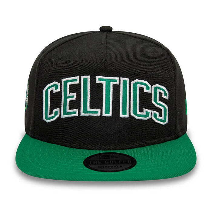 New Era Snapback NBA Golfer Boston Celtics black-green