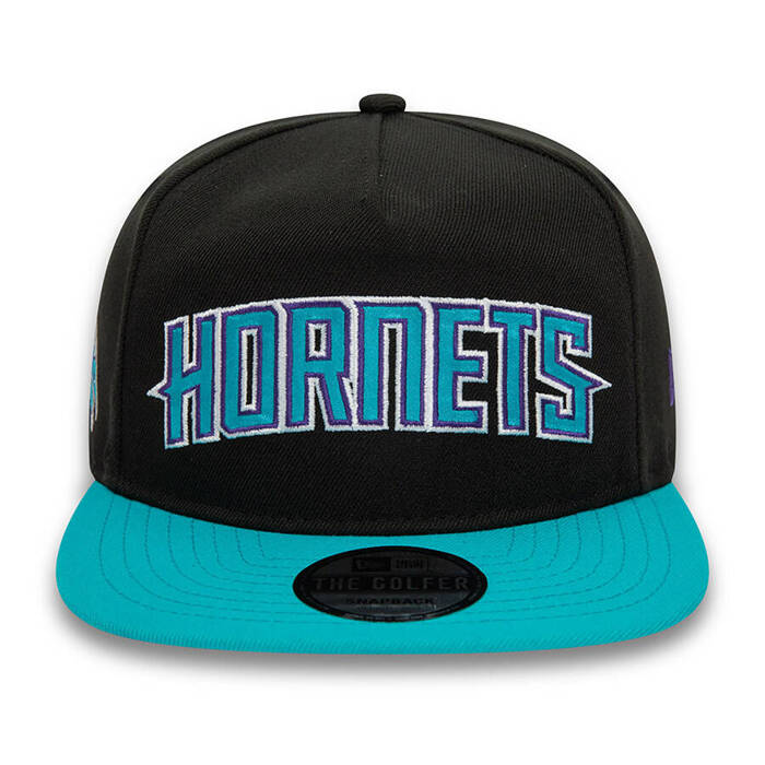 New Era Snapback NBA Golfer Charlotte Hornets black-teal