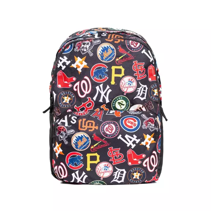 New Era backpack MLB All Over Print Team Logos black