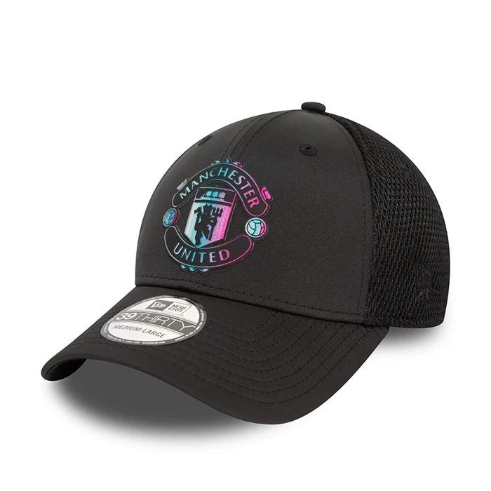 New Era cap 39THIRTHY Holographic Manchester United FB black