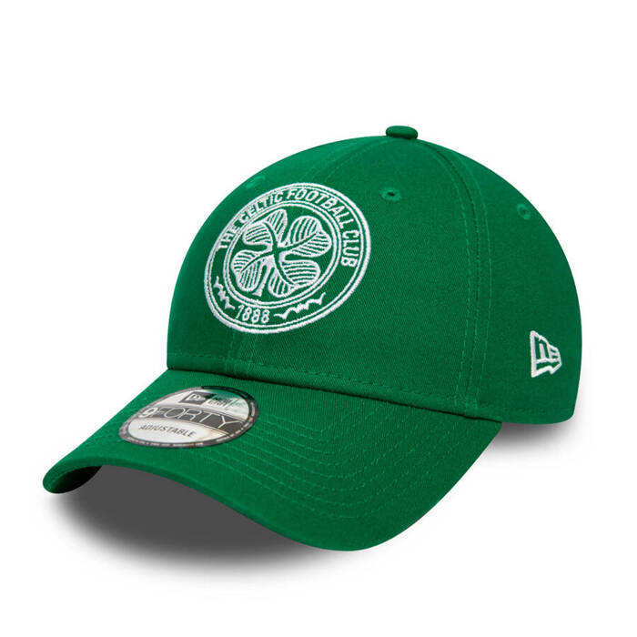 New Era cap 9FORTY Strapback Logo Celtic Glasgow FC green