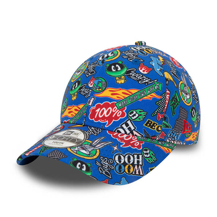 New Era cap 9FORTY Strapback Multi Character Youth Looney Tunes Graphic blue 60435032 