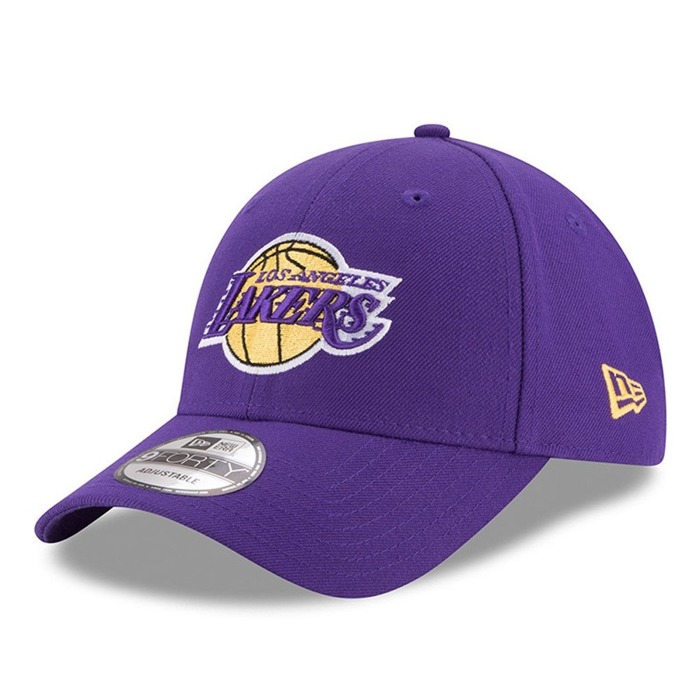 New Era dad cap 9FORTY The League Los Angeles Lakers purple 