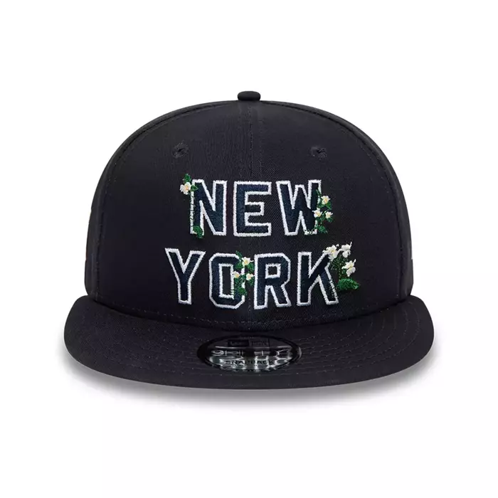 New Era snapback 9FIFTY MLB Flower Wordmark New York Yankees black