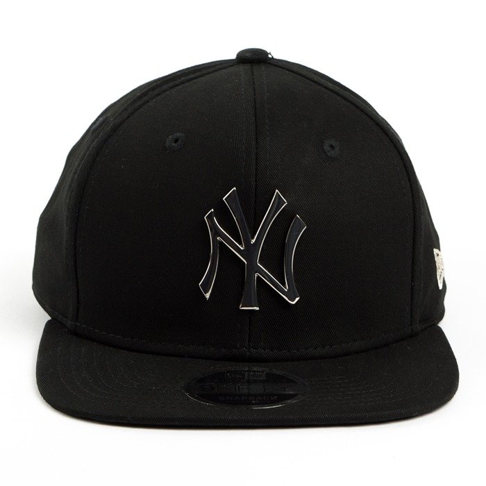 New Era snapback Metal Badge New York Yankees black 9FIFTY Black ...