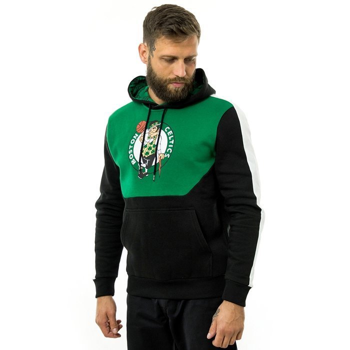 New Era sweatshirt hoody Colour Block Boston Celtics black / green 