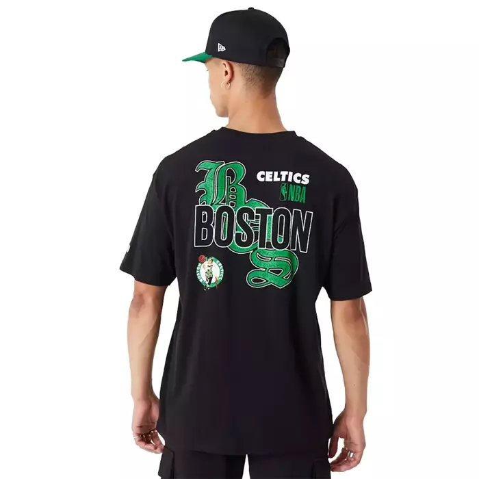 New Era  t-shirt Core Oversized NBA Boston Celtics black