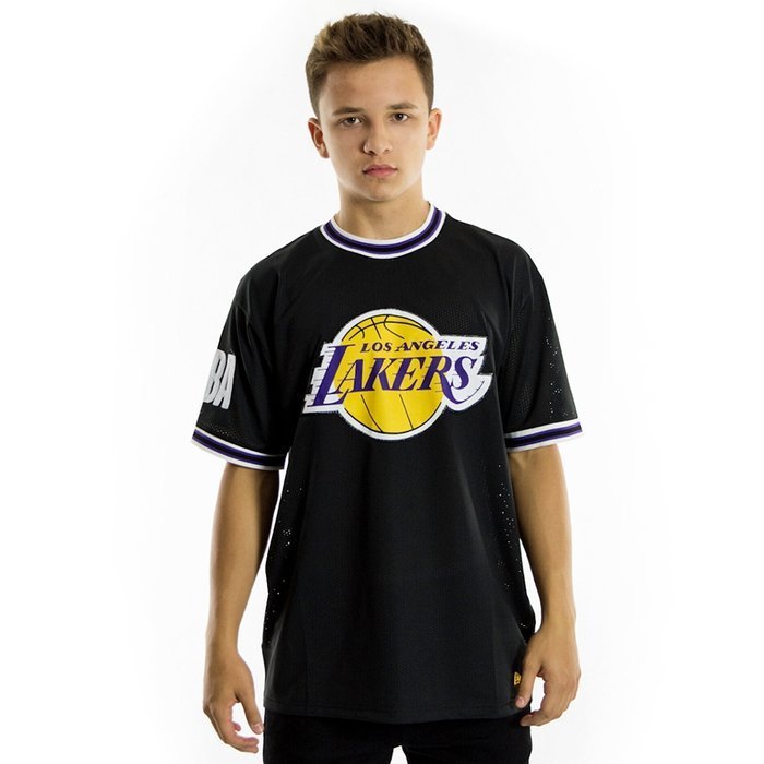 New Era t-shirt NBA Oversized Applique Los Angeles Lakers black Los ...