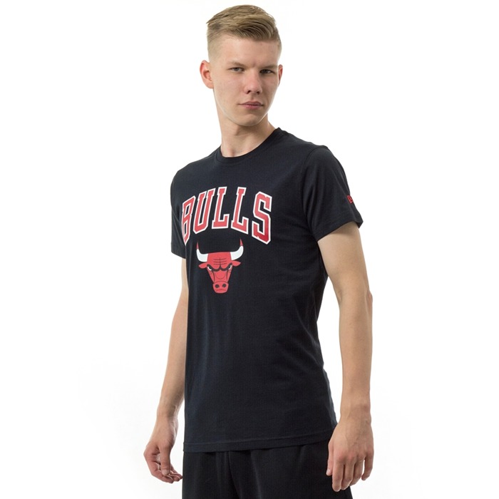 New Era t-shirt Team Logo Chicago Bulls black