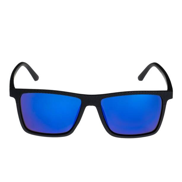 NewBadLine sunglasses Sauve black rubber / blue mirror