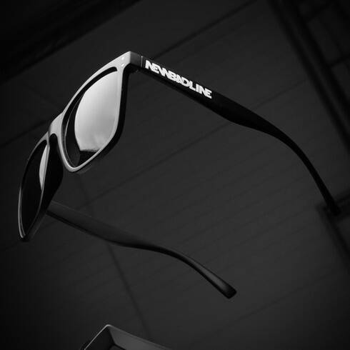 NewBadLine sunglasses Thin black mat - black 01-73