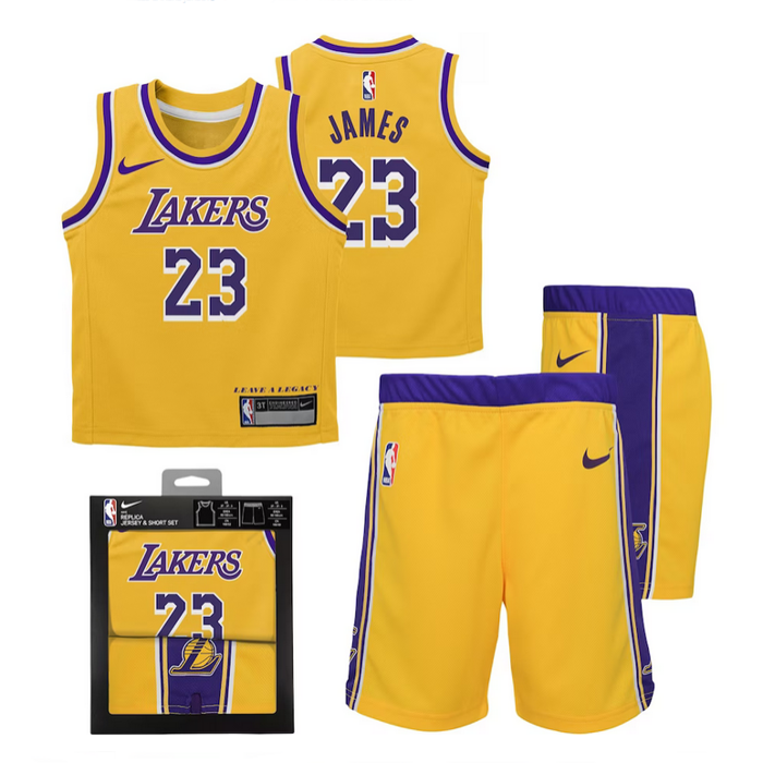 Nike NBA Replica Icon Jersey Box Set Los Angeles Lakers Lebron James 23 yellow (EZ2B3BC9M-LAK23)