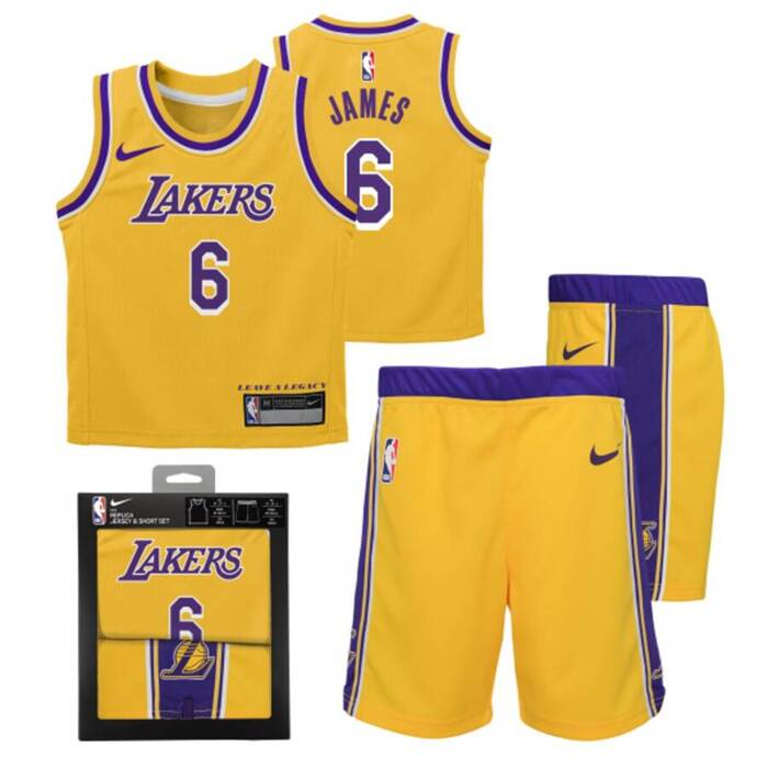 Nike NBA Replica Icon Jersey Box Set Los Angeles Lakers Lebron James 6 yellow (EZ2B3BBYF_LAK06)