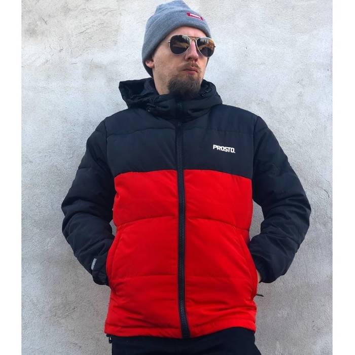 Prosto Klasyk jacket Winter Adament FW21 red / black