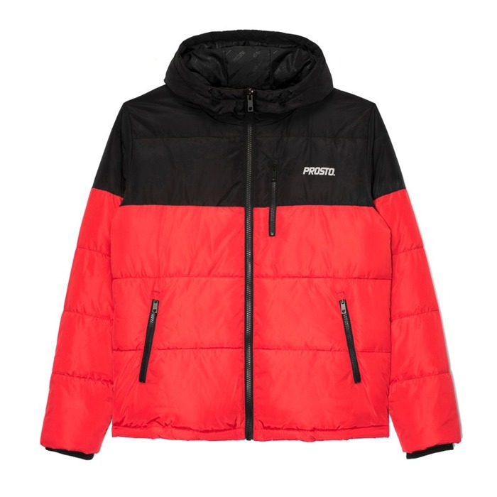 Prosto Klasyk jacket Winter Adament black / red