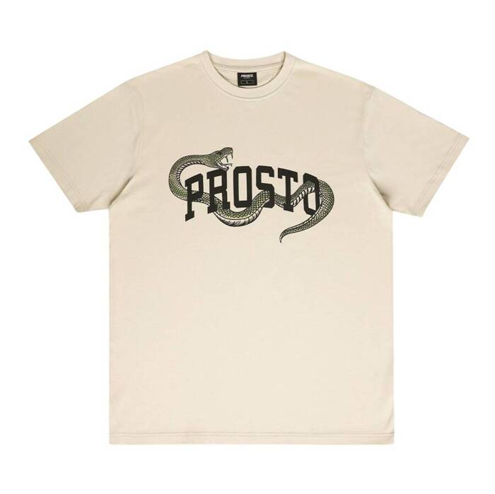 Prosto Klasyk t-shirt Snake beige